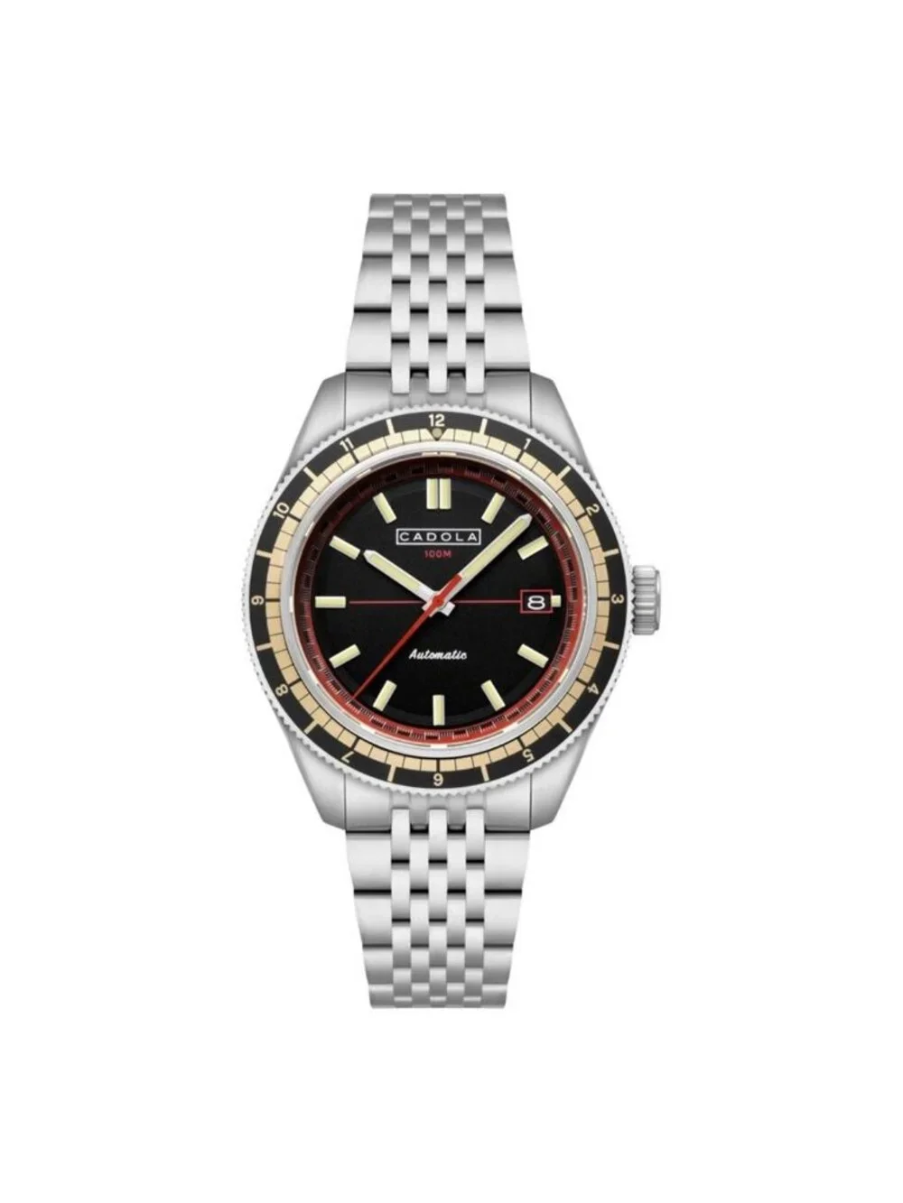 NWT Cadola Ahrens Automatic Black Dial Men's Watch
